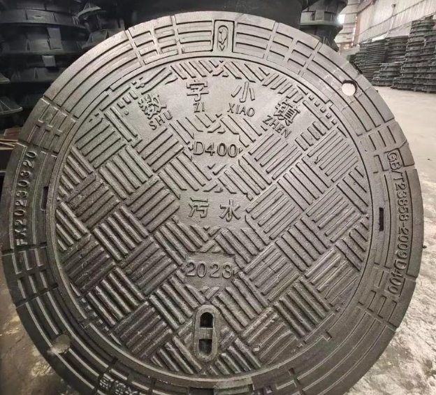 巴塘球墨铸铁防沉降井盖展示